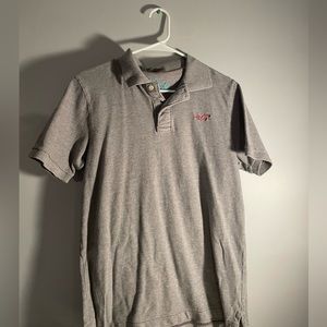 Hollister Men’s Polo Grey Large